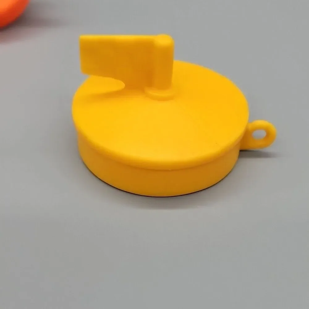 Fisher Price Adventure People 1981  Buoy & Scuba Orange Yellow lot of 4